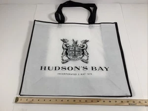 Hudson's Bay Company "PRO PELLE CUTEM" Reusable Shopping Bag 19"x17"x7" - NEW - - Picture 1 of 7