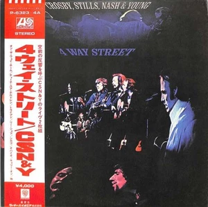 CROSBY STILLS NASH & YOUNG 4 Way Street Japan LP P-6323/4A Folk Rock Live Vinyl - Picture 1 of 8