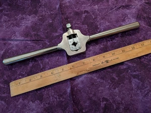 Antique Morse Twist Drill & Machine Co. Threading Die Handle  MINT  1875 Patent - Picture 1 of 2