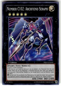 Yu-Gi-Oh TCG Number c102: Archfiend Seraph PRIO EN044 1st edition NM - Picture 1 of 2