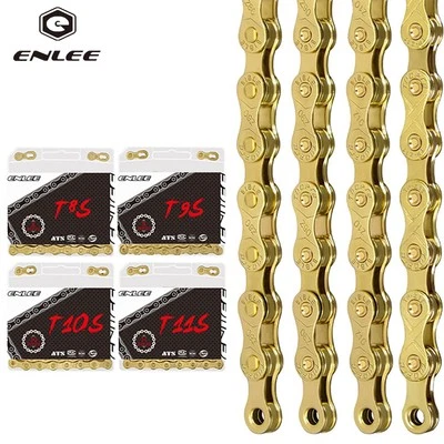 ENLEE 6/78/9/10/11/12 velocità catena bici strada (116 maglie) kit cilindro - Immagine 1 di 4