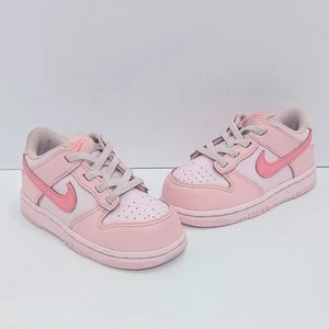 Nike Dunk Low Triple Pink (TDE) DH9761-600 SIZE 8C TODDLER - Picture 1 of 10