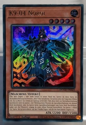 YUGIOH - K9-04 Noroi - Ultra Rare - DOOD-DE025 - Doom of Dimensions - DE/NM - Bild 1 von 2
