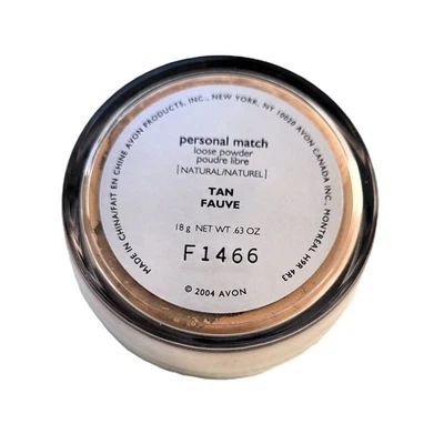 Avon Color Personal Match Loose Powder Foundation – Natural Tan Shade Makeup - Image 1 of 4