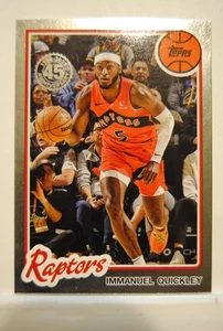 Topps Immanuel Quickley #80BK-8 2025 45 aniversario - Imagen 1 de 2