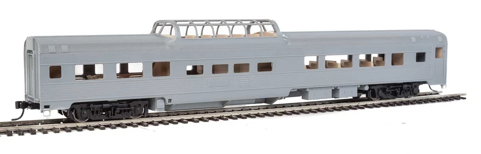 Walthers HO Scale 85' Budd Dome Coach Undecorated