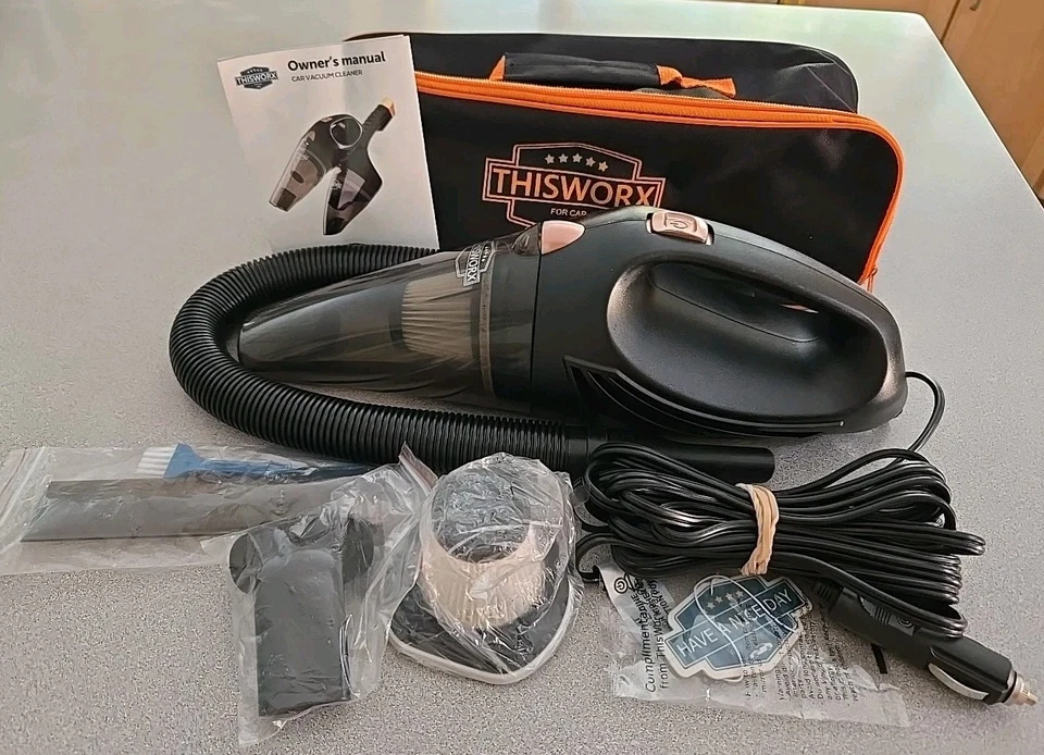 Thisworx Car Vacuum Cleaner - Portable, High Power, Handheld Vacuums W - Image 1 of 1