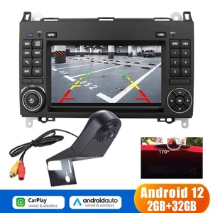 7" For Mercedes Benz Vito W447 Android12 WIFI GPS Radio CarPlay +Backup camera - Afbeelding 1 van 24
