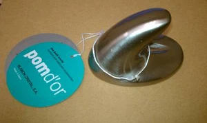 Pomd'or Barcelona Collection Massiver Messing Morgenmantelhaken 31-301-15 Satin Nickel NEU - Bild 1 von 2