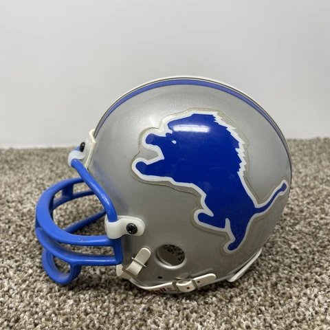 NFL DETROIT LIONS VINTAGE RIDDELL FOOTBALL MINI HELMET LOT - SIZE 3 5/8 Cover