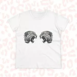 Leopard Y2K Shirt, Cheetah T-Shirt, Y2K Trendy Baby Tee TShirts for Women - Picture 1 of 25