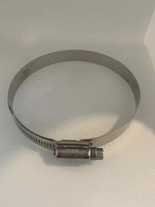 POW'R Gear Heavy duty hose clip, 304 grade SS, 16mm band width, 95-117mm x 1pc - Picture 1 of 2