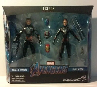 Marvel Legends Hawkeye Black Widow Target exclusivo en paquete Foto 1 de 4