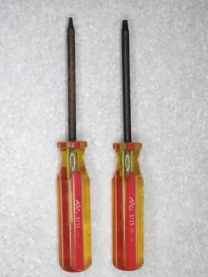 MAC TOOLS ST25 ST15 SCREWDRIVER LOT OF 2 TORX - Image 1 of 4
