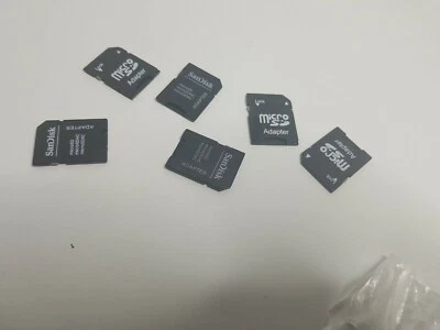 6 - Micro SD to SD HC SDHC Memory Card TF Adapter Reader - NEW - Image 1 of 4