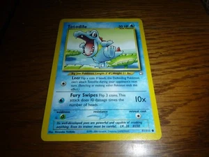 POKEMON Neo Genesis TOTODILE 81/111 Card - Picture 1 of 1