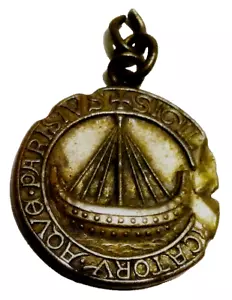PARIS A 2000 ANS Vintage Bronze Medaille SIGIL CATORV AQVE PARISIVS Wappen - Bild 1 von 3