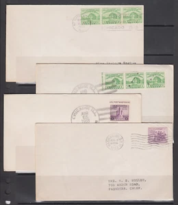 US Planty 728, 730, 731, 732 FDCs. 1933 issues, 4 different, no cachets, F-VF - Picture 1 of 1