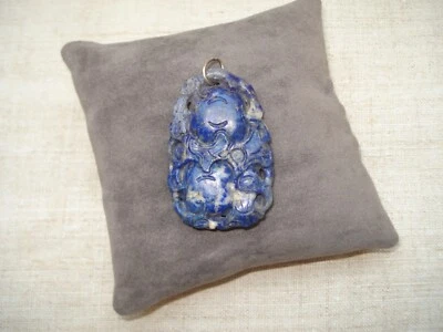 Pendentif Asiatique en Lapis Lazuli - Chine  - Imagen 1 de 4