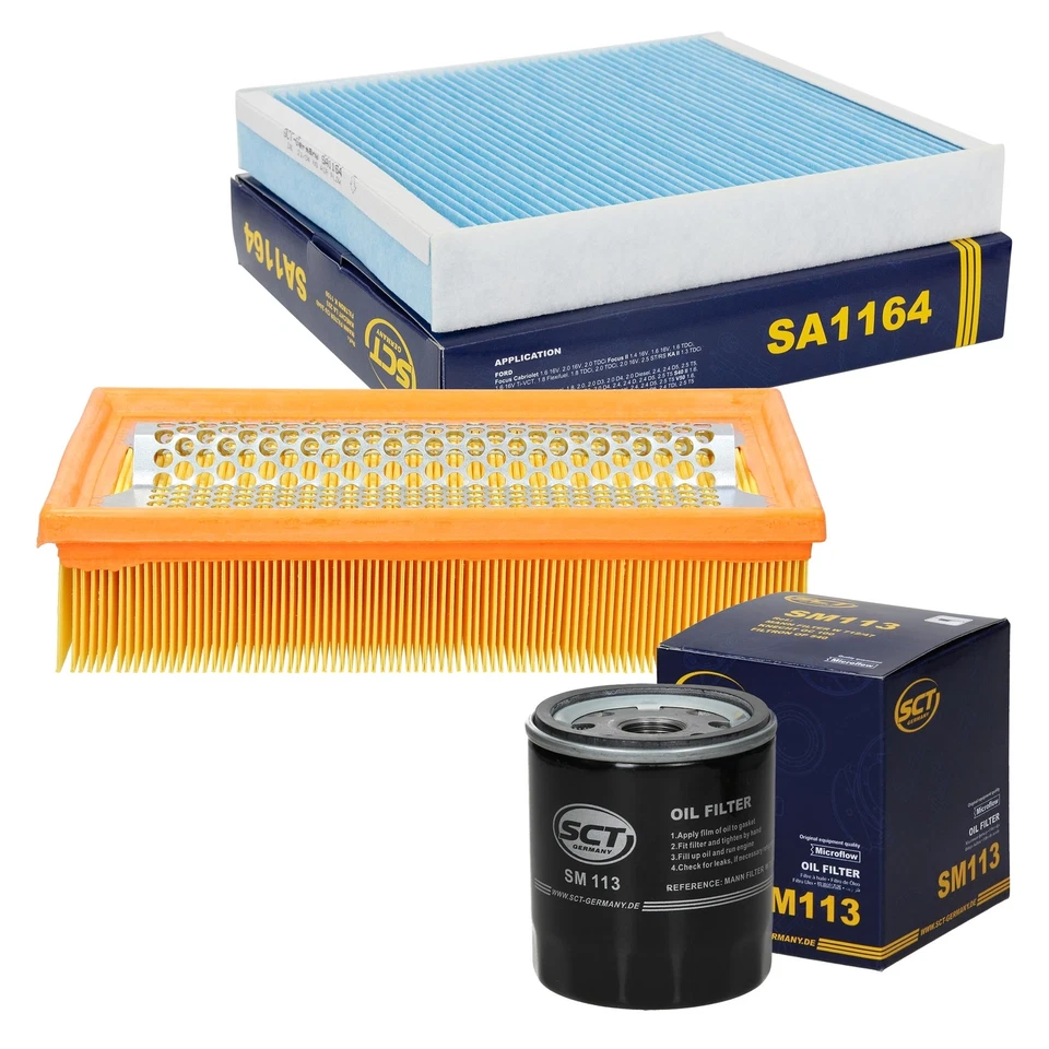 Inspektionspaket Filterkit Satz passend für Ford Focus II Turnier 1.8 TDCi - Bild 1 von 4