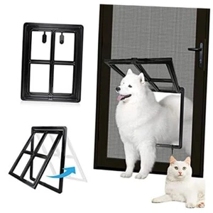 Pet Screen Door Dog Door for Sliding Door 12x16 Inches Doggy 12" W x 16" H - Picture 1 of 7
