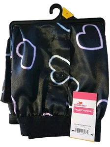 Neon Light Hearts Valentine's Satin Love Glow Boxer Shorts - Men’s Small - Picture 1 of 5