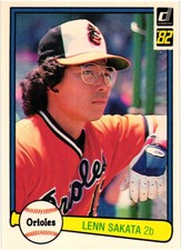 1982 Donruss Set Break #644 Lenn Sakata Near Mint- Free shipping