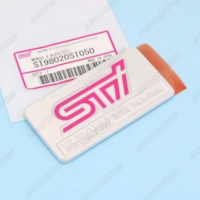 Nuevo JDM Genuino Subaru Impreza STI GDB SWRT 2003 V-Limited Insignia Emblema Trasero Foto 1 de 4