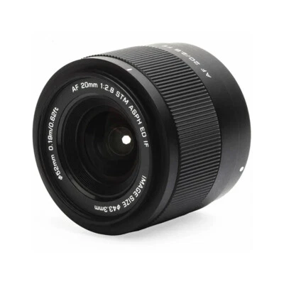 VILTROX 20mm F2.8 Auto Focus Full Frame Lens Sony E mount A7 A7R4 A7S A9 A1 A7C - Image 1 of 4