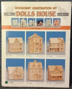 Woodcraft Construction 1:48 Scale Dolls House Wooden Kit 884 Sealed - Picture 1 of 7