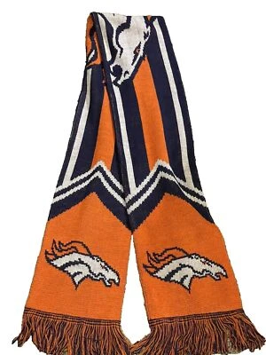 NFL Denver Broncos Orange Blue Scarf - Image 1 of 4