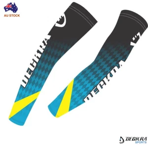 Cycling Arm warmers Compression Driving UV Protection Stretchy Sleeves Pair - Picture 1 of 1