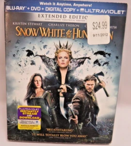 Snow White And The Huntsman Extended Edition Blu Ray DVD Ultraviolet Universal - Picture 1 of 2