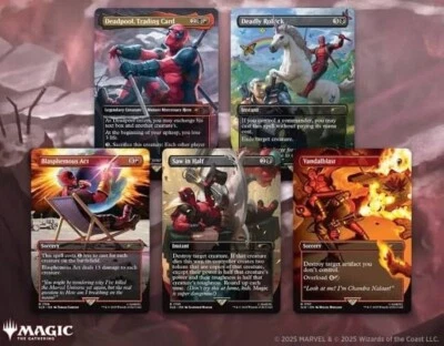 MTG - Secret Lair x Marvel's Deadpool MAGIC THE GATHERING non foil - Immagine 1 di 4