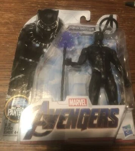 Black Panther Marvel Avengers 6" Marvel Comics Actionfigur Spielzeug Hasbro 2018 NEU - Bild 1 von 2