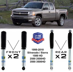 Bilstein B8 5100 Front Rear Shocks Fits 99-10 Silverado Sierra 1500HD 2500 3500 - Picture 1 of 10