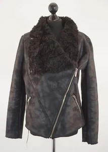 Goosecraft gallery048 Women's Jacket XL Black Patina Asymmetrical Like New A974 - Picture 1 of 5