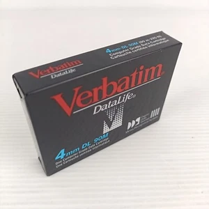 Verbatim Datalife 4mm-DL 90M DDS/DAT 2GB Nominal Capacity - Brand New Sealed  - Picture 1 of 3