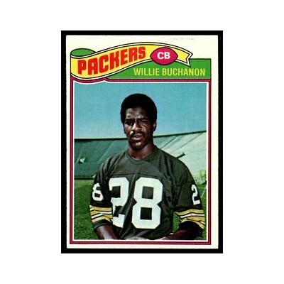 1977 Topps Football Card Willie Buchanon Packers #402 - Image 1 of 3