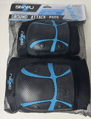 NUEVO SNAFU Almohadillas de Ataque a Tierra Protección Carcasa Dura Rodilla y Codo Bicicleta BMX Foto 1 de 3