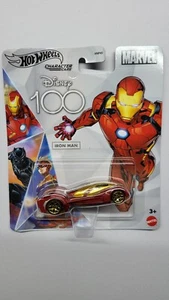 Hot Wheels Disney 100 MARVEL IRON MAN Character Car-New - Picture 1 of 2