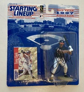 Tony Clark Autographed Signed 1997 Starting Lineup Figure SLU Detroit Tigers - Picture 1 of 2