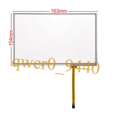 7 Inch 165*104mm 4 Wire Resistive Touch Screen AT070TN82 Glass Panel 164*103mm - Image 1 of 4