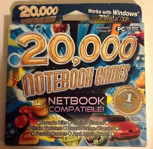 20.000 Notebook Netbook Giochi 2GB Unità USB Software Windows 7 Vista XP - Foto 1 di 1