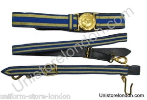RAF Sword Belt RAF Belt 2 Gold Stripes With Long & Short Slings R172 - Picture 1 of 1