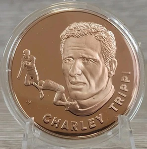 Charley Trippi 1972 Franklin Mint NFL HOF Bronze First Edition Proof Cardinals - Picture 1 of 2