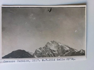 WW1 AERONAUTICA AVIAZIONE 1917 CAVAZZO CARNICO FARMAN NUMERO 1914 DELLA 29^ SQ. - Foto 1 di 2