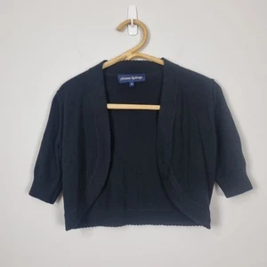 Princess Highway Bolero Black 10 Cropped Cardigan - Picture 1 of 7