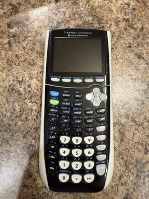Texas Instruments TI-84 Plus C Silver Edition Graphing Calculator - No charger  - Image 1 of 4