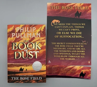 The Rose Field: The Book of Dust Vol 3 By Philip Pullman Special Ed FREE GIFTS - Image 1 of 4